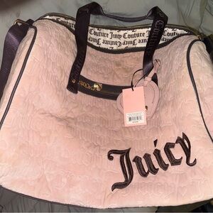 Juicy Couture Light Pink Quilted Tote